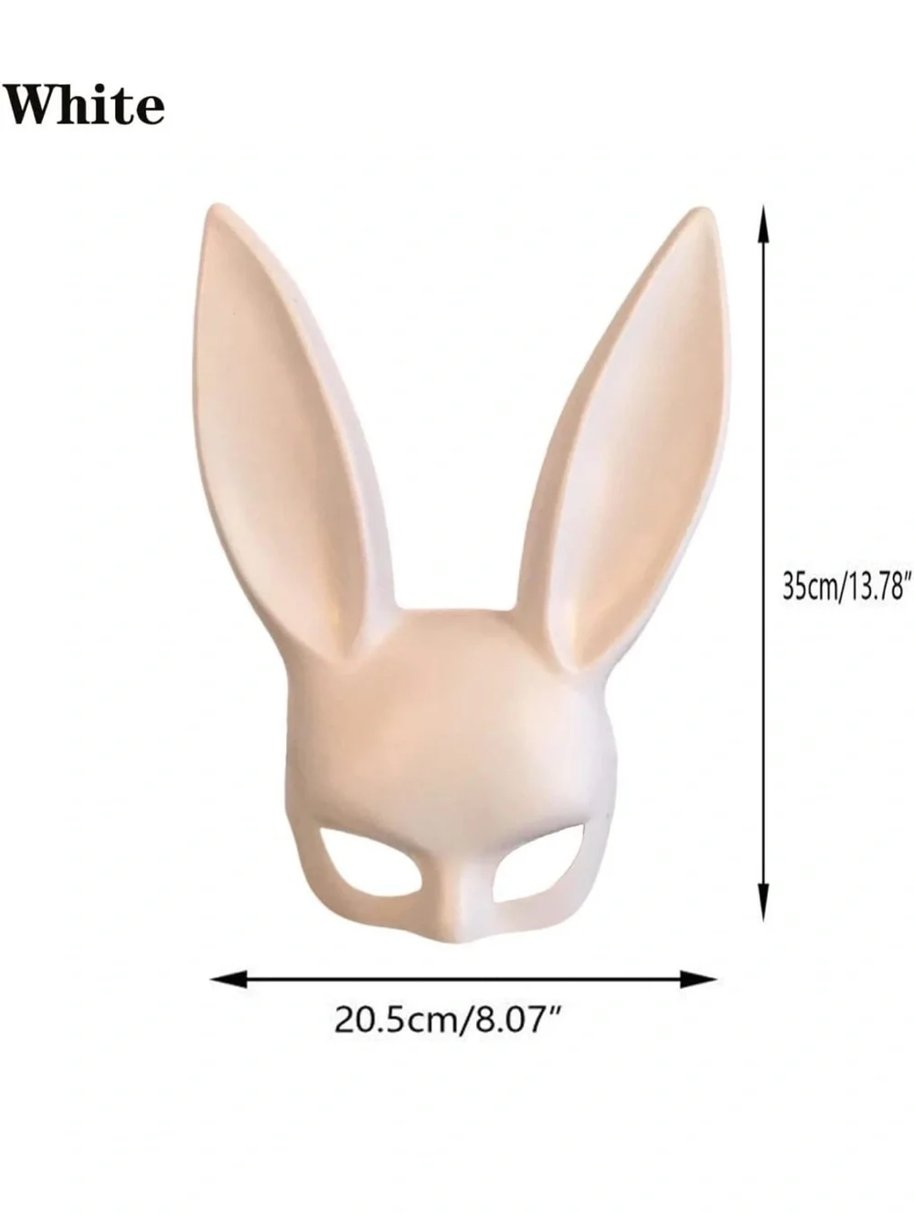 Adult Pink and white Bunny Masks - set of two
